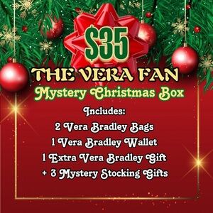 NOW Thru 12/20 Vera Bradley Christmas Mystery Box! While Supplies Last!